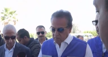 وزير الصحة يتفقد الخدمات الطبية للمصابين الفلسطينيين بمعبر رفح