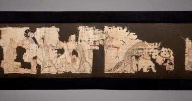 مقتنيات المتحف المصرى.. كاريكاتير القط والفأر فى مصر القديمة