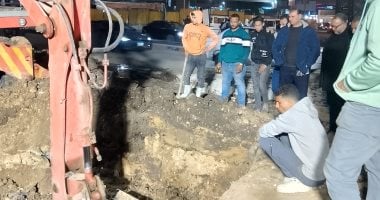 محافظ الجيزة يتابع تحويل خط مياه متعارض مع مسار مونوريل 6 أكتوبر بالعجوزة