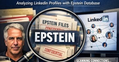 أداة جديدة تفحص علاقات لينكدإن داخل ملايين وثائق إبستين