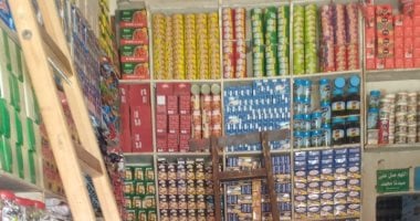 ضبط ما يقرب من 12 طن مواد غذائية و1000 لتر سولار مجهول المصدر بالمنوفية