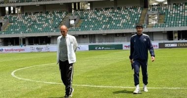 يورتشيتش وأسامة جلال يعاينان ملعب مواجهة ريفرز يونايتد في دوري الأبطال