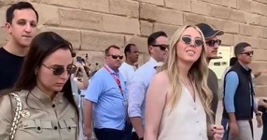 تفاصيل زيارة تيفانى ترامب وزوجها وأسرتها لمعابد الكرنك والبر الغربى بالأقصر