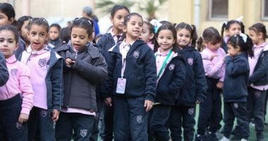 حضور مرتفع للطلاب فى أول يوم مدارس بالفصل الدراسى الثانى