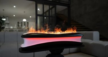 مدفأة تعمل بالماء تقدم بديلا آمنا للمواقد التقليدية دون حرارة.. صور