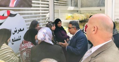 محافظ الدقهلية يتفقد منفذ بيع الخبز المدعم بمعرض حى شرق المنصورة