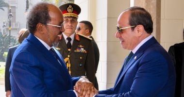الرئيس السيسى ونظيره الصومالى: تأمين البحر الأحمر وخليج عدن حصرى للدول المشاطئة لهما
