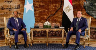 الرئيس السيسى يبحث مع نظيره الصومالى تثبيت السلم والاستقرار فى القرن الأفريقى 