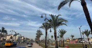 اعتدال فى درجات الحرارة ورياح مثيرة للأتربة بمحافظة بورسعيد.. فيديو