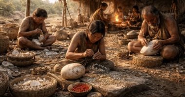 اكتشاف ورشة عمل لصناعة قشور بيض النعام عمرها 26 ألف عام