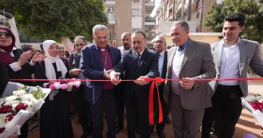 محافظ أسيوط ورئيس الطائفة الإنجيلية يفتتحان أعمال تطوير مدرسة التربية الفكرية