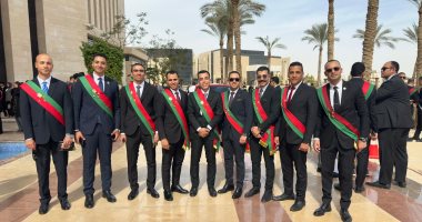 وزير العدل يشهد أداء اليمين القانونية لمعاوني النيابة الإدارية الجدد.. صور