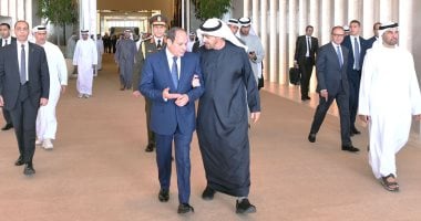 الرئيس السيسى ونظيره الإماراتى: أي تصعيد فى المنطقة سيترتب عليه تداعيات ستطول الجميع
