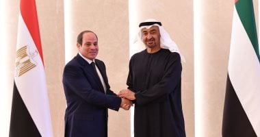 الرئيس السيسى ونظيره الإماراتى يؤكدان على ضرورة التنفيذ الكامل لاتفاق وقف الحرب فى غزة