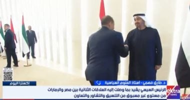 خبير: تنسيق مصري إماراتي لمواجهة تحديات الشرق الأوسط