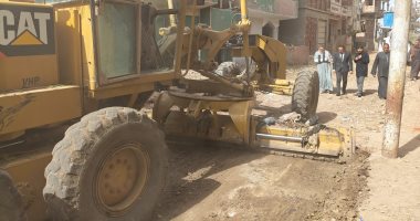 تسليم موقع إنشاء مدرسة يابانية وتطهير وتكريك ترعة ورصف طرق فى كفر الشيخ