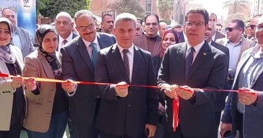 افتتاح معرض صنع فى جامعة بنها 