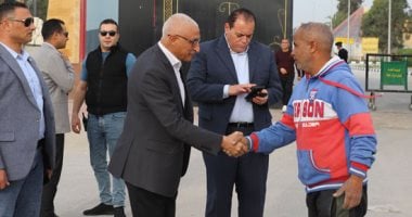 محافظ شمال سيناء يتفقد معبر رفح.. صور