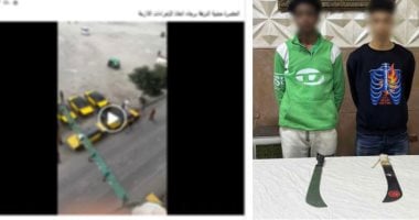 هزار بالسكاكين يثير الرعب فى سيدى جابر.. الأمن يضبط بطلى فيديو المشاجرة 