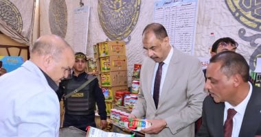 محافظ سوهاج يتفقد معرض أهلاً رمضان وأعمال تطوير مدخل مدينة دار السلام