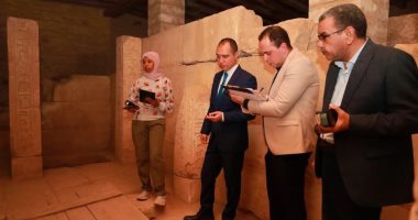 النيابة الإدارية تكشف تفاصيل سرقة لوحة أثرية بمقبرة خنتي كا بسقارة.. تحرك لجنة فنية وأمنية لمعاينة الموقع.. متابعة كافة تقارير الجهات الفنية المختصة بالواقعة.. والهيئة تشدد على تكثيف إجراءات حماية وتوثيق الآثار