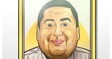 23 عاما على رحيل علاء ولى الدين ناظر مدرسة الضحك.. كاريكاتير "اليوم السابع"