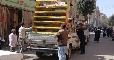 تحرير 233 محضرا ومخالفة فى حملة لشرطة المرافق بحى شرق سوهاج