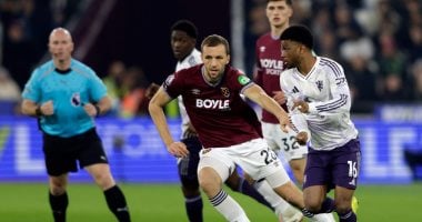 مانشستر يونايتد يتعادل فى الوقت القاتل مع وست هام فى الدورى الإنجليزى