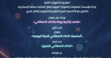 الإثنين.. انطلاق فعاليات الذكاء الاصطناعى فى موسمها الرابع بمكتبة الإسكندرية