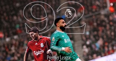 محمد صلاح يعادل رقم جيرارد مع ليفربول
