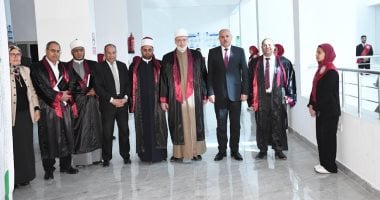 جامعة قناة السويس تستقبل وكيل الأزهر لمناقشة رسالة ماجستير
