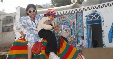 انتعاشة سياحية فى غرب سهيل النوبية فى أسوان.. صور