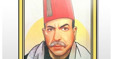 ذكرى رحيل الفنان الكبير زكى رستم فى كاريكاتير اليوم السابع