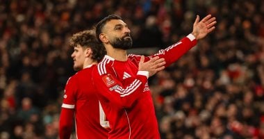 محمد صلاح في مباراة ليفربول ضد برايتون