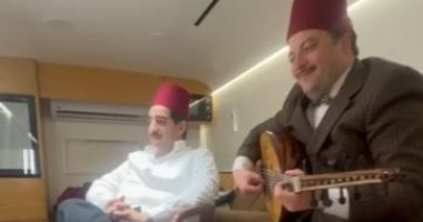 روبى بتغنى فى الأربعينيات.. فيديو لأحمد أمين وميشيل ميلاد من كواليس "النص"