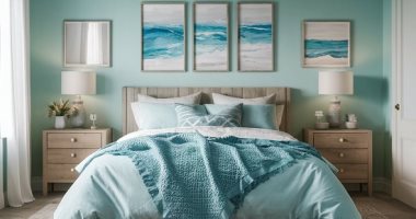 4 ألوان تحسسك بالبراح فى غرف النوم الصغيرة.. للجدران والمفروشات