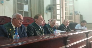 هيئة المحكمة برئاسة المستشار وائل زهران 