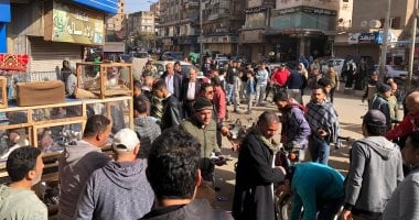 محافظ الدقهلية يتفقد سوق الحمام بالمنصورة ويكلف بالبحث عن مكان بديل