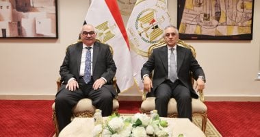 وزير العدل يستقبل رئيس هيئة قضايا الدولة للتهنئة بتوليه مهام منصبه