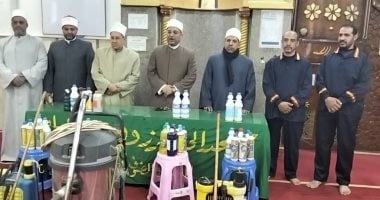 أوقاف القليوبية تطلق حملة نظافة مكبرة بجميع المساجد استعدادا لشهر رمضان 