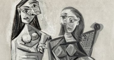 عرض لوحة للفنان بيكاسو للبيع بـ 5 ملايين جنيه إسترلينى فى مزاد لندن
