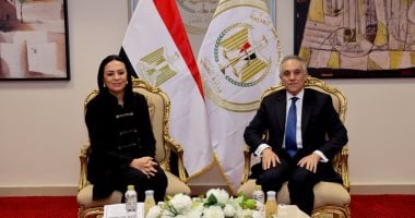 وزيرا العدل والتضامن الاجتماعى يبحثان تعزيز التعاون بمجالات العمل المشتركة.. صور 