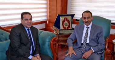 محافظ سوهاج الجديد يستقبل مدير الأمن لتهنئته بتولى المنصب