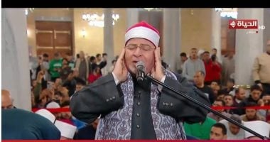 بث مباشر.. قناة الحياة تنقل صلاة التراويح من مسجد مولانا الإمام الحسين