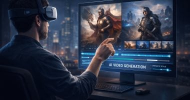 مستقبل بلا كاميرات.. كيف يعيد الذكاء الاصطناعى تشكيل صناعة الفيديو