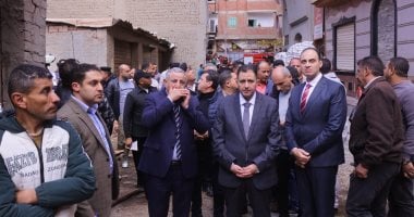 محافظ دمياط يتابع ميدانيًا تداعيات حادث اندلاع حريق وانهيار منزل بالشعراء