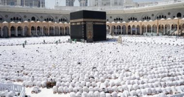 المصلون اليوم فى المسجد الحرام 