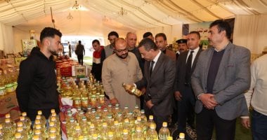 محافظ المنوفية يتفقد معرض أهلا رمضان بحى شرق شبين الكوم