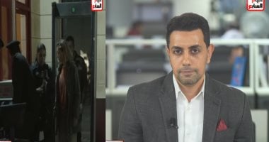 الزميل محمد أبو ليلة خلال التغطية 