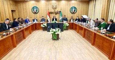 محافظ المنوفية يلتقي رؤساء مدينتى أشمون والشهداء لمتابعة العمل والارتقاء بالخدمات